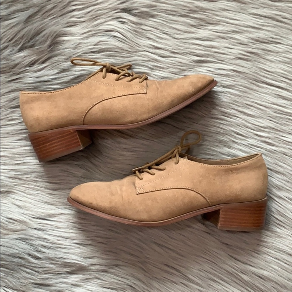 Tan Oxford Shoes - 9